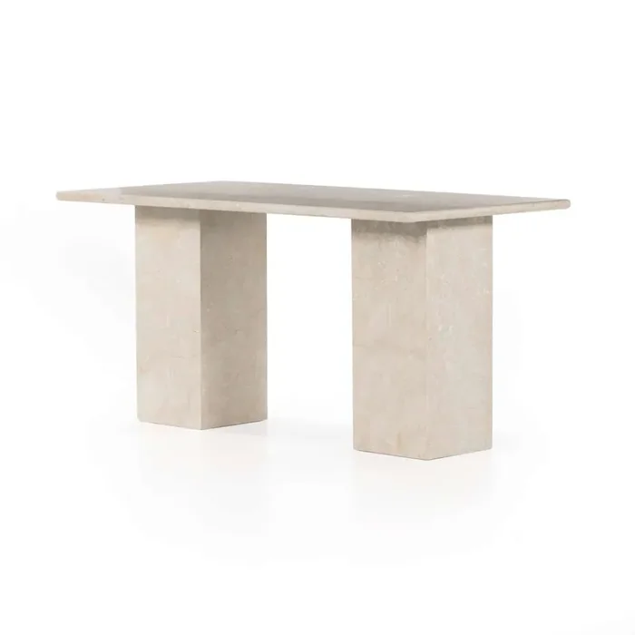 Four Hands – Arum Desk – Cream Marble – 228598-001
