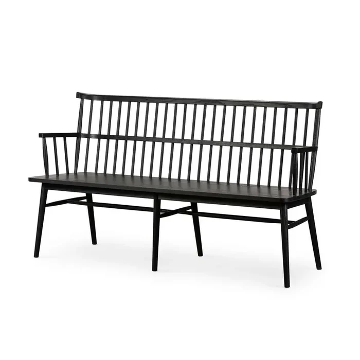 Four Hands – Aspen Large Bench – Black Oak – 104499-003