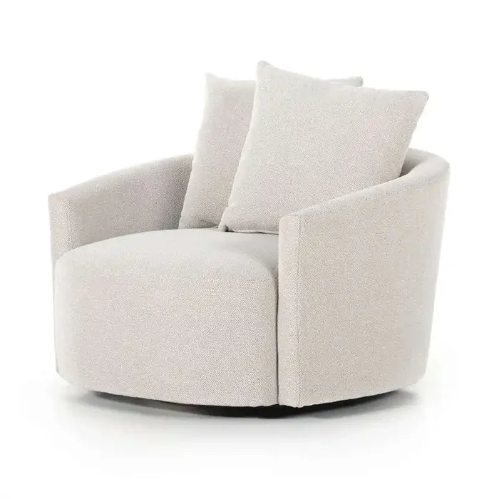 Four Hands – Atelier – Chloe Swivel Chair-Delta Bisque – 228290-001