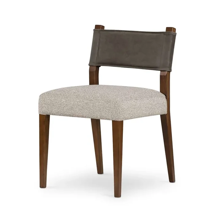 Four Hands – Ferris Dining Chair – Nubuck Charcoal – 104374-013