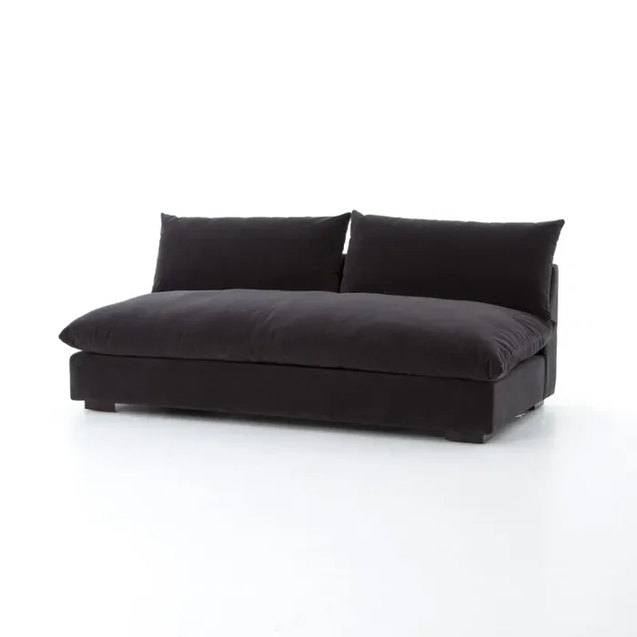 Four Hands – Grant Armless Sofa – Henry Charcoal – UATR-010-1-152