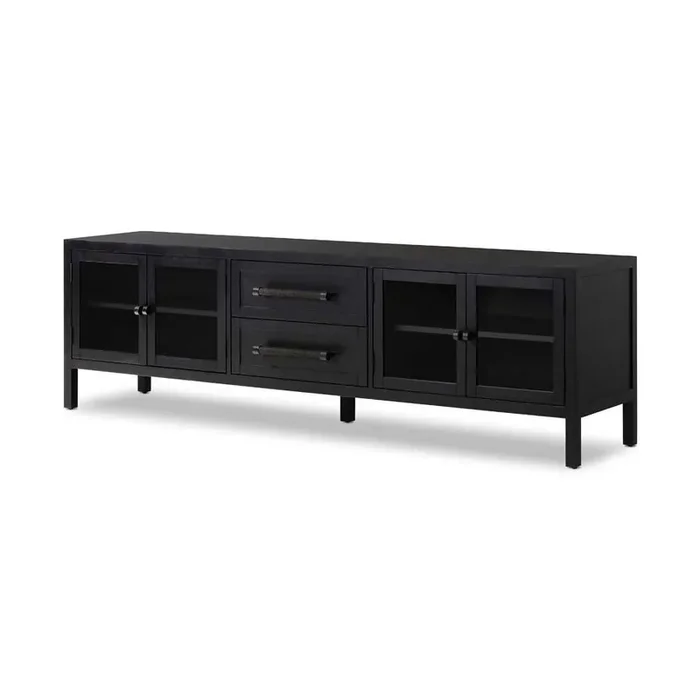 Four Hands – Haiden – Laker Media Console-Black Oak – 235937-003