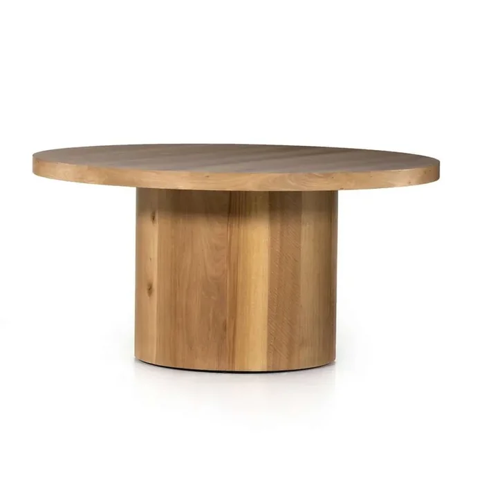 Four Hands – Wesson – Hudson Round Dining Table-Natural Yukas – 224372-003