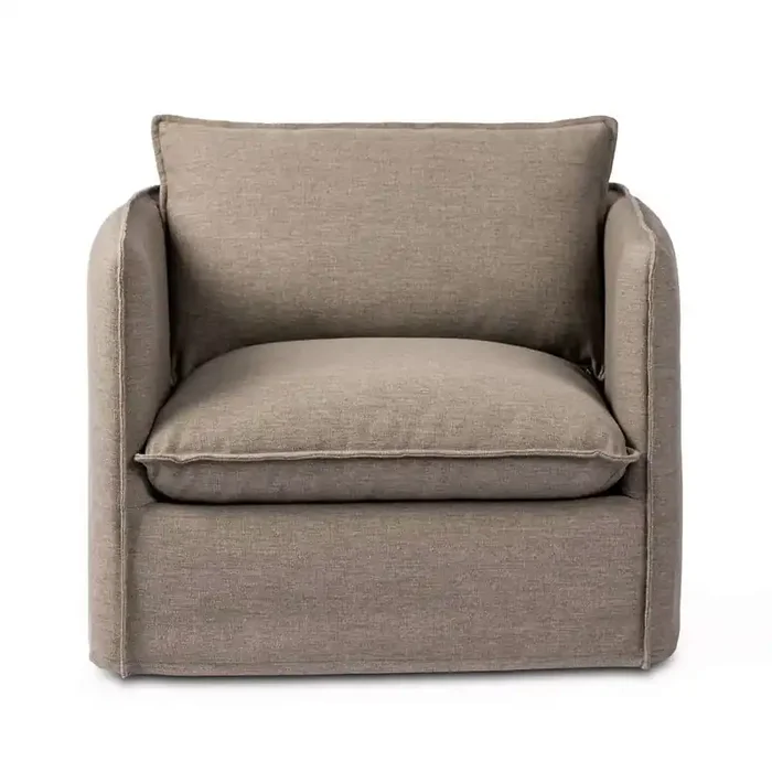 Four Hands – Westgate – Andre Outdoor Swivel Chair – Alessi Fawn – 236556-007