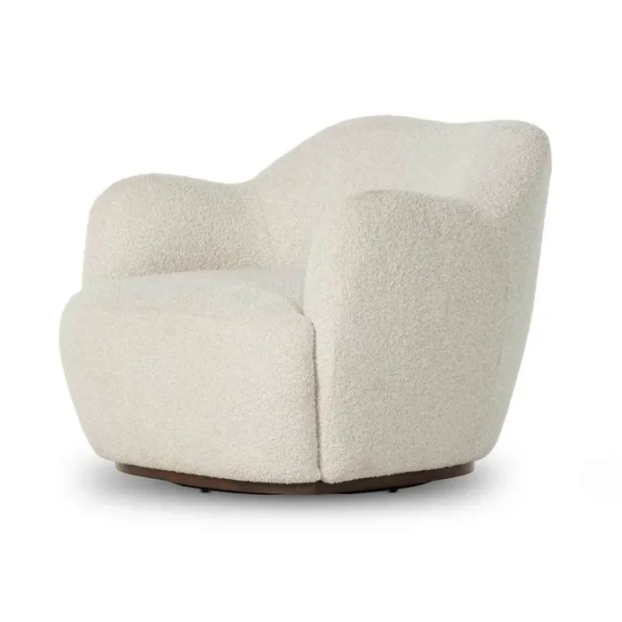 Four Hands – Westgate – Julius Swivel Chair-Sheldon Ivory – 239124-001