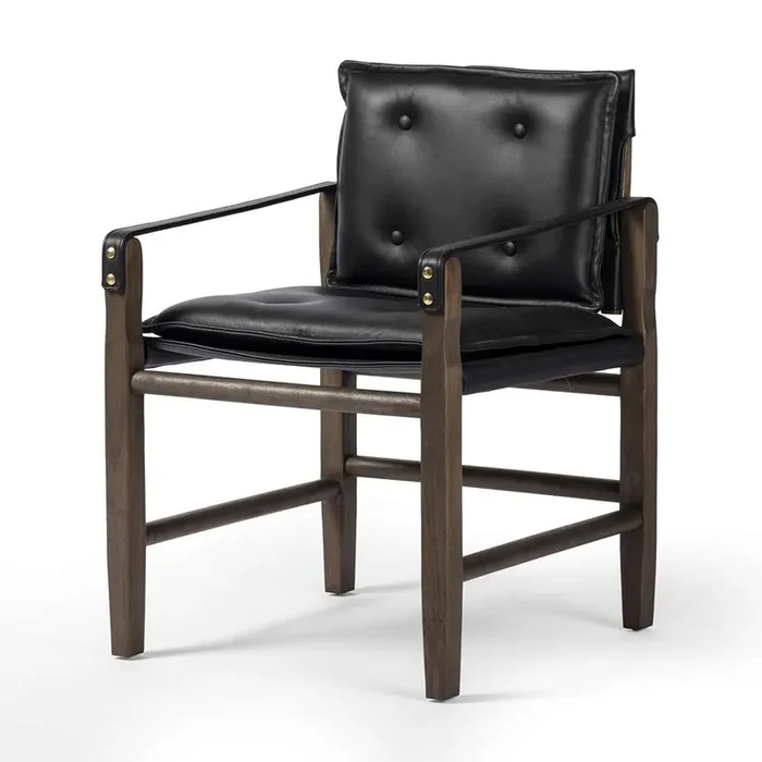 Four Hands – Westgate – Lenz Dining Armchair – Carson Black – 232983-013