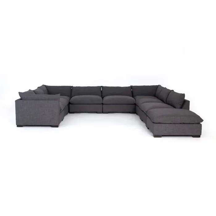 Four Hands – Westwood 8 Piece Sectional with Ottoman – Espresso – UATR-S11-008