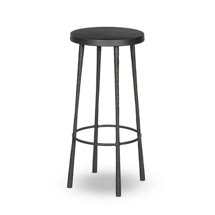 Four Hands – Westwood Bar Stool – Hammered Gunmetal – 106393-008
