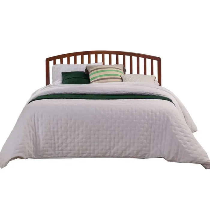 Hillsdale Furniture – Carolina Wood Full/Queen Headboard with Frame, Walnut – 1593HFQR