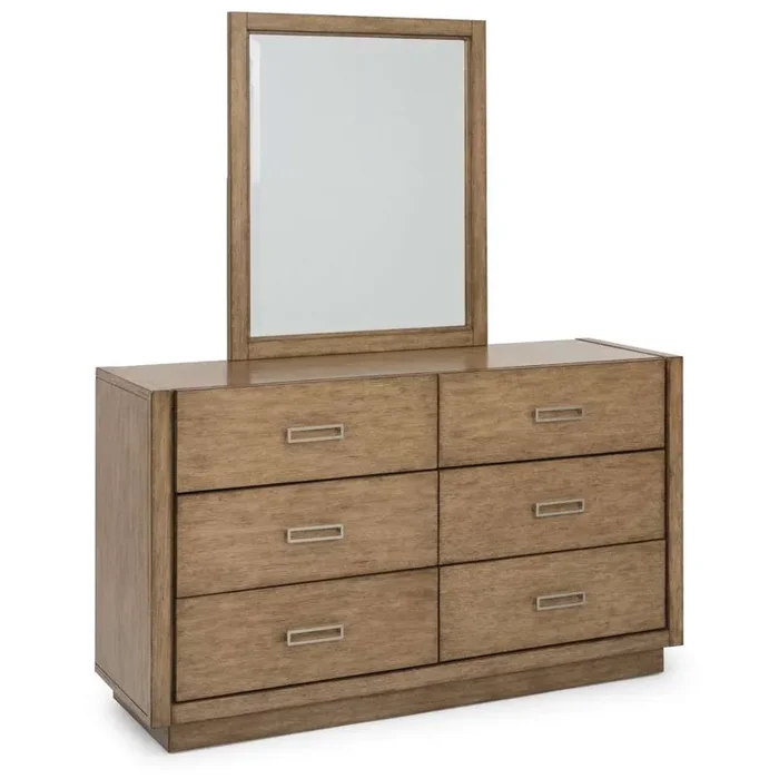 Homestyles – Big Sur Brown Dresser with Mirror – 5506-74