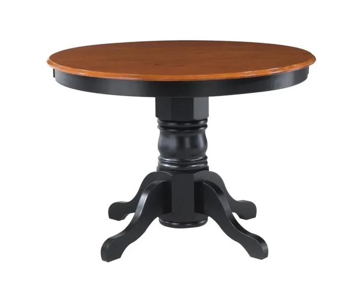 Homestyles Furniture – Bishop Black Pedestal Table – 5168-30