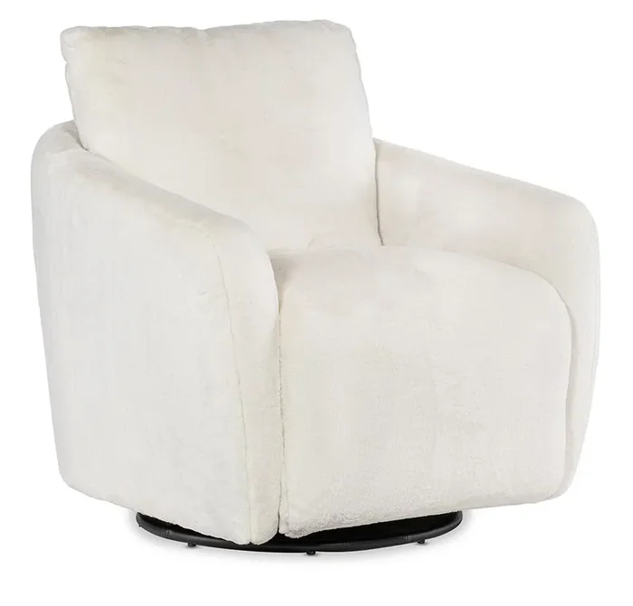 Hooker Furniture – Bonnie Swivel Chair with Power Footrest in Beige – CC610-PFSW-470