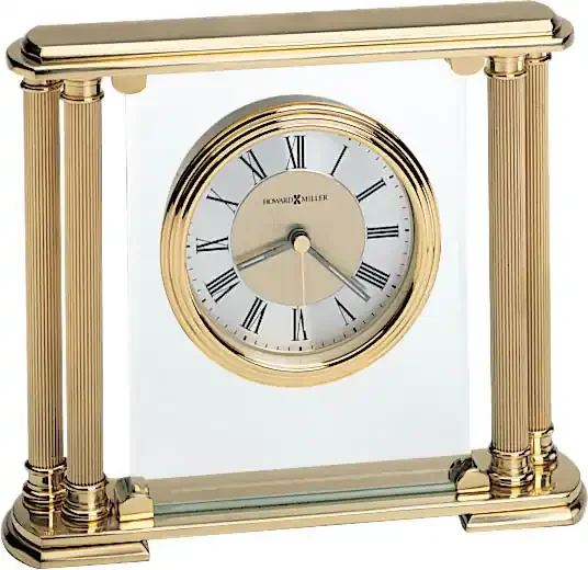 Howard Miller – Athens Polished Brass Table Top Clock – 613627