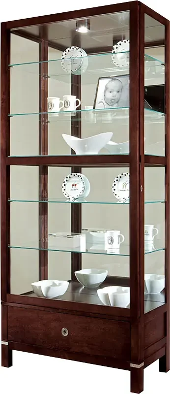 Howard Miller – Williamson Espresso Curio Cabinet – 680515