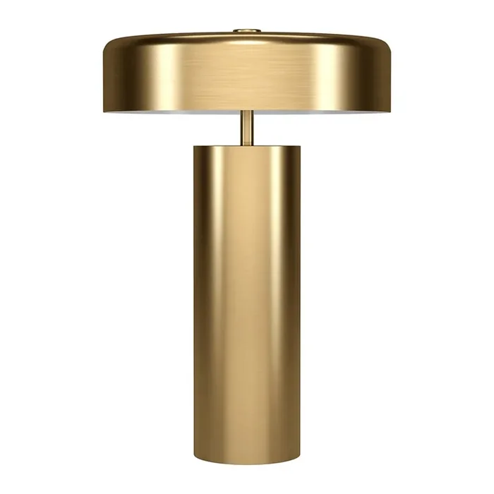 Hudson & Canal – Nash 24in Tall Table Lamp with Metal Shade in Brass/Brass – TL2322