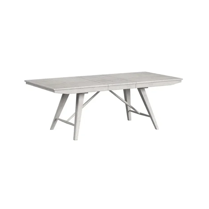 Intercon Furniture – Bayside 40 x 66-84, Trestle Table – Black – BY-TA-4084-BLK-C