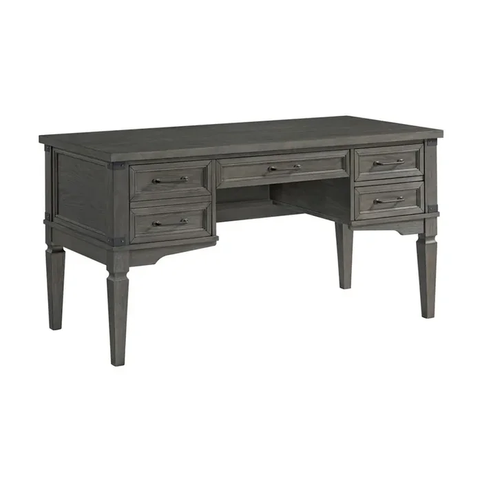 Intercon Furniture – Foundry 60 Half Ped Desk – FR-HO-6030WD-PEW-C