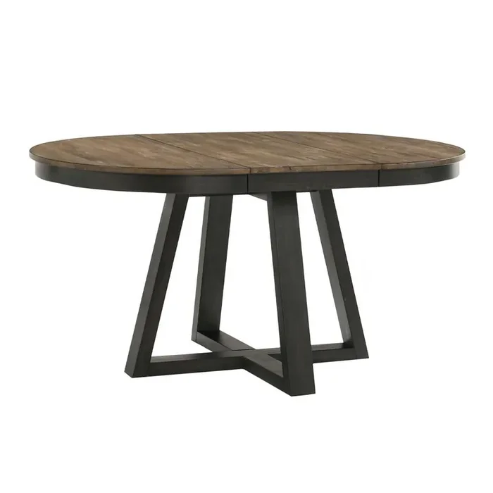 Intercon Furniture – Harper Table, 42×42-60 Round Dining – HP-TA-4260-BBP-C