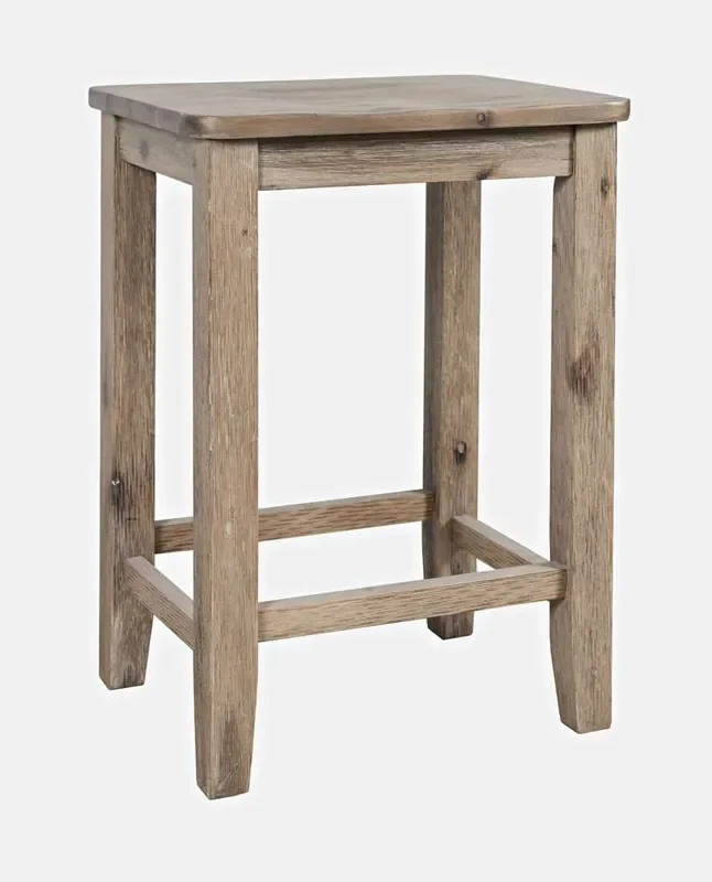 Jofran – Eastern Tides Coastal Backless Counter Barstool (Set of 2) – 2148-BS175KD