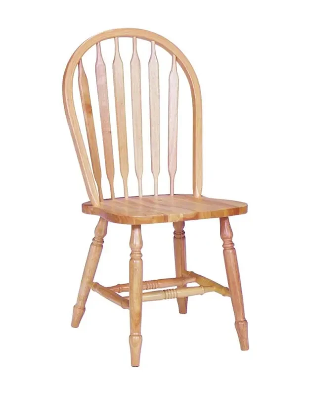 John Thomas Furniture – Dining Essentials – Natural Windsor Arrowback Chair (Set of 2) – C01-113