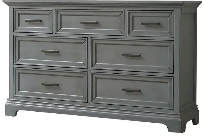 John Thomas Furniture – Summit – 7D Dresser in Heather Gray – BD105-3007