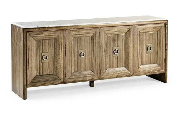 Jonathan Charles Fine Furniture – JC Traditional – Hamilton White Marble Credenza – 496006-PGA-M025