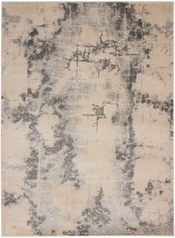 Kathy Ireland Home – Heritage KI354 Beige 52in x 73in Area Rug – KI354-99446280053_CLOSEOUT