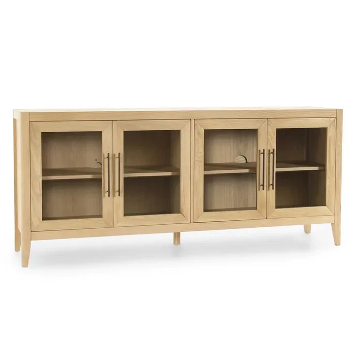 Kosas Home – Beechgrove Four Door Sideboard in Natural Brown – 52004055