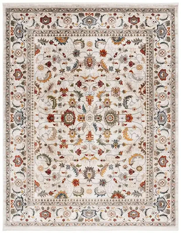 Lauren Ralph Lauren – 1107 Rug – 7-9in x 9-6inRECTANGLE – Ivory / Rust