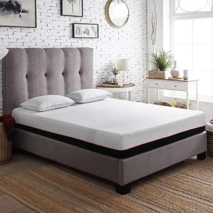 Legends Furniture – Bridgevine Home 10 in. Full size2-Layer Copper Infused Memory Foam Adult Mattress – AF-RMRP-100FL