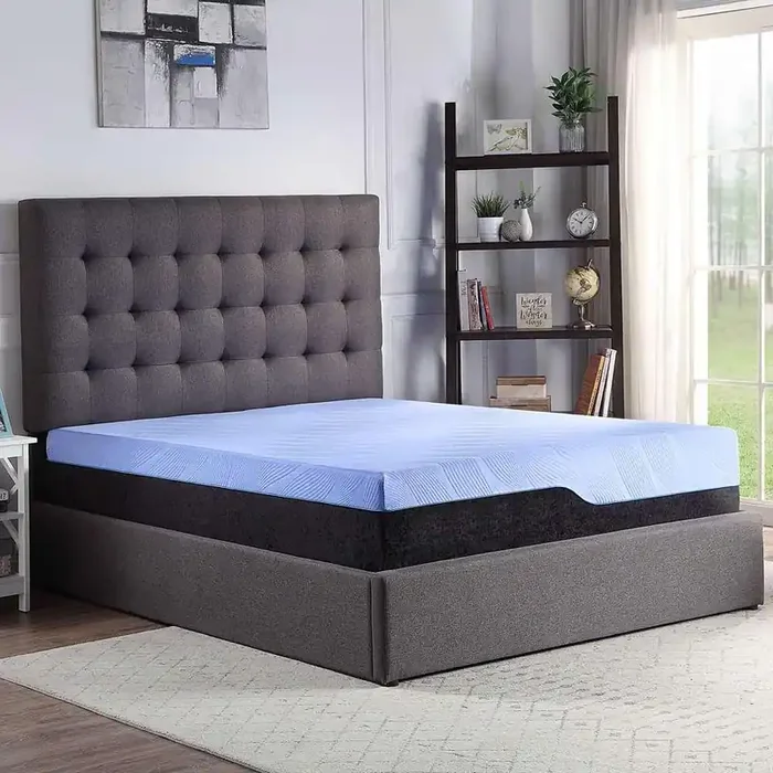 Legends Furniture – Bridgevine Home 12 in. King Size5-layer Memory Foam and Coil Hybrid Adult Mattress – AH-RMRF-120KG