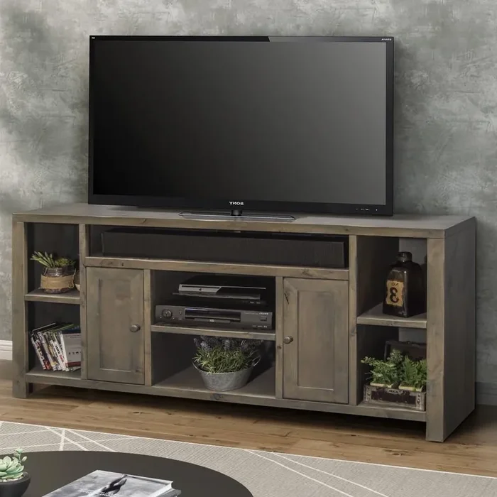 Legends Furniture – Joshua Creek 65in TV Console – JC1265-BNW