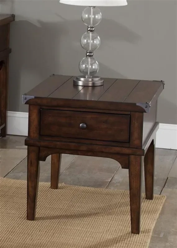 Liberty Furniture – Aspen Skies End Table – 316-OT1020