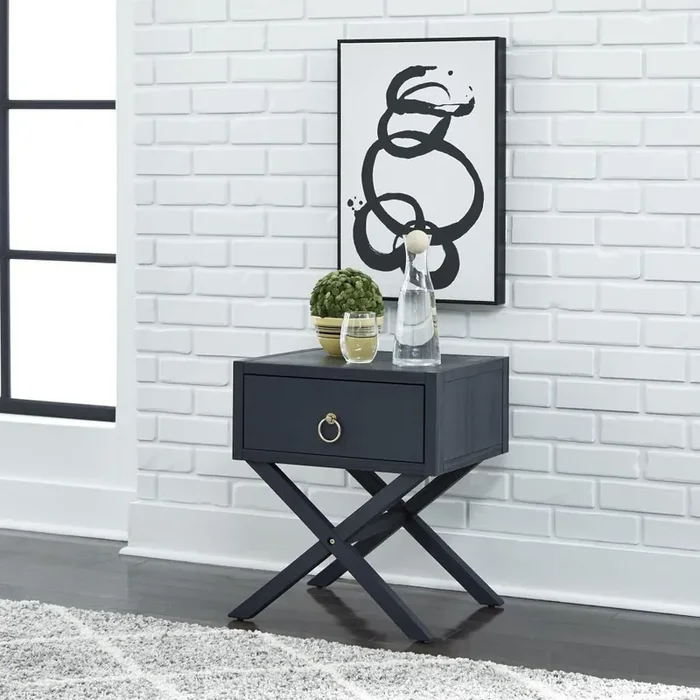 Liberty Furniture – Midnight 1 Drawer Accent Table – 2030-AT1922