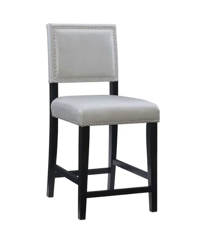 Linon Home Decor – Brook Dove Gray Counter Stool – CS014GRY01U
