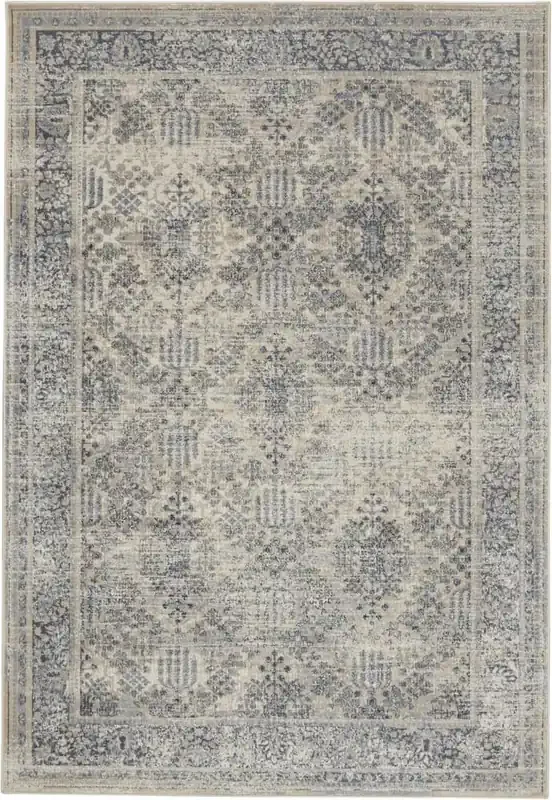 Malta by Kathy Ireland Home – MAI12 Ivory/Blue 311in x 57in Area Rug – MAI12-99446495211 – CLOSEOUT