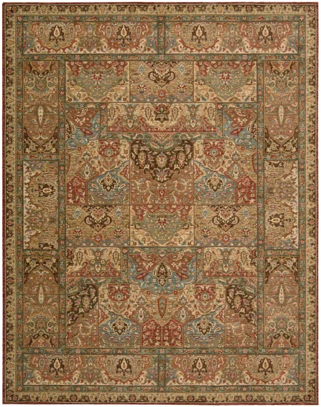 Nourison Living Treasures LI02 Multicolor Area Rug