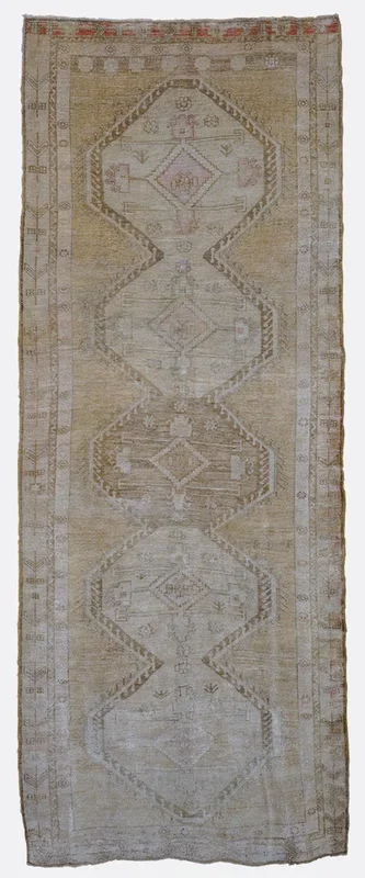 Vintage Turkish Kars Rug – 4’8″ x 12′